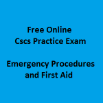 8 Free Online Cscs Practice Exam for Emergency Procedures and First Aid